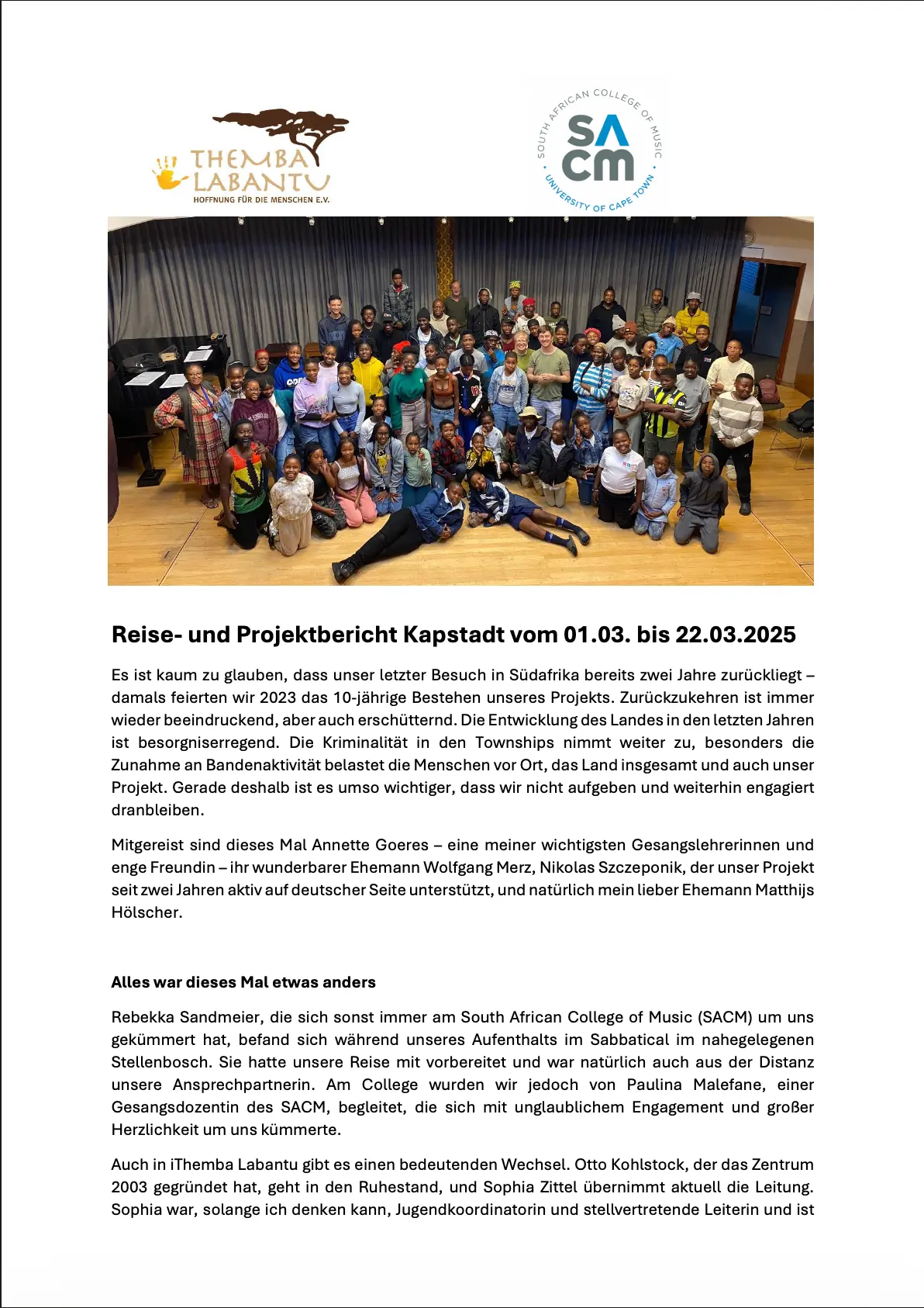 Reisebericht 2025 Vorschaubild