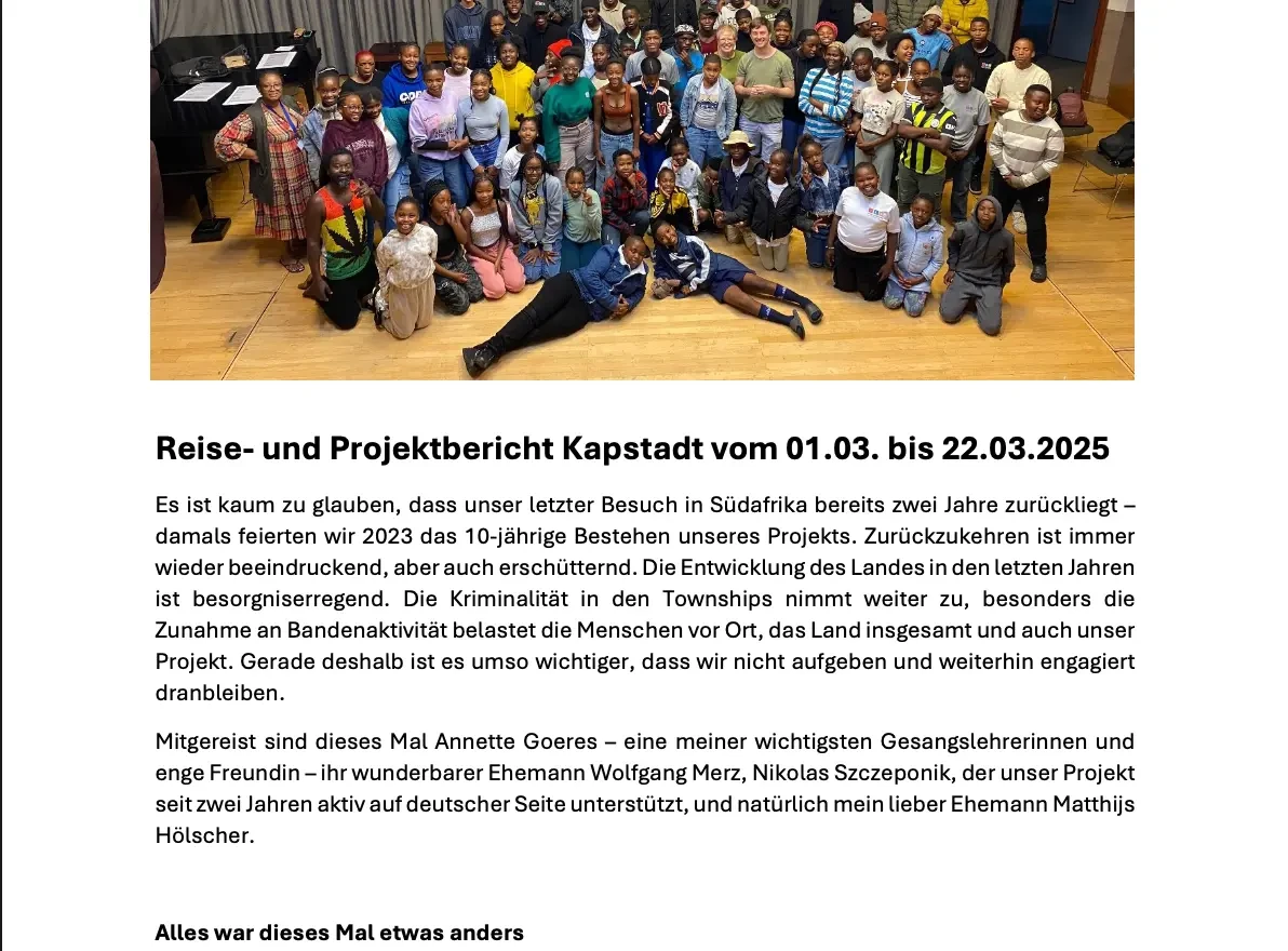 Reisebericht 2025 Vorschaubild
